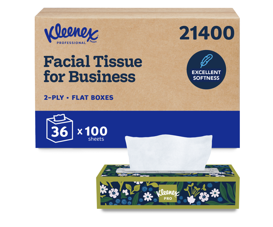Kleenex® Comfort Touch™ 2-Ply Facial Tissue Cube (90 Tissues/Box